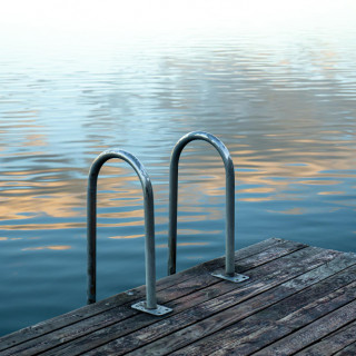 swimming_rails_lake_wooden_masonry_by_river_landscape